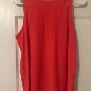 Lululemon Athletica Reddish Orange Sculpt Tank Top